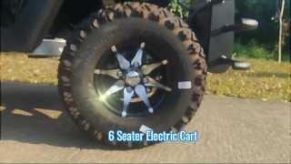 M1S4 + 2FF ขอแนะนำรถกอล์ฟไฟฟ้า 6 ที่นั่งดีไซน์ใหม่พร้อมแบตเตอรี่ 48v พร้อมใบรับรอง CE สำหรับคุณ