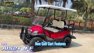 A1S2+2 สีแดงมาพร้อมยางที่เพิ่มความสูง เบาะนั่งแบบใหม่ และกันชน