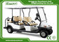 Aluminum 6 Seats White Golf Buggy Cart ADC 48V 3.7KW Electric Golf Cart