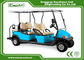 Sky Blue Electric Golf Buggy 6 Seater