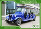 Energy Saving Classic Golf Carts With 3 Row Blue Color Vintage Type
