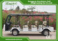 Silver 11 Seater Electric Sightseeing Bus 7.5KW KDS Motor 1 Year Warranty
